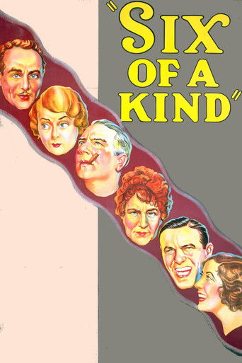 Watch Six of a Kind 1934 poster