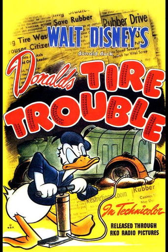 Watch Donald's Tire Trouble 1943 poster