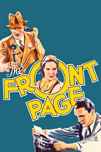 Watch The Front Page 1931 poster