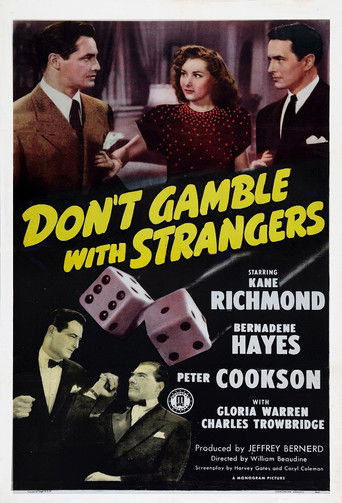 Watch Don't Gamble with Strangers 1946 poster