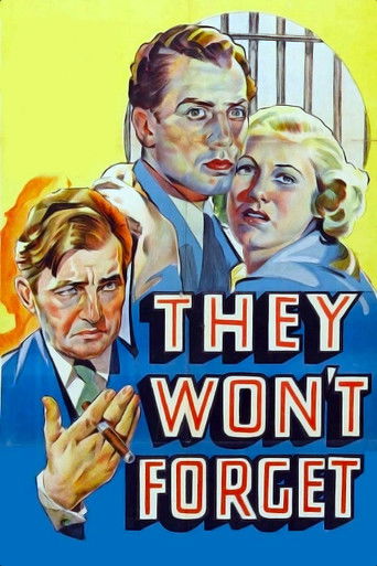 Watch They Won't Forget 1937 poster