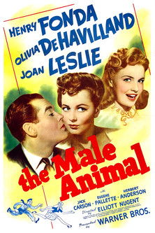 Watch The Male Animal 1942 poster