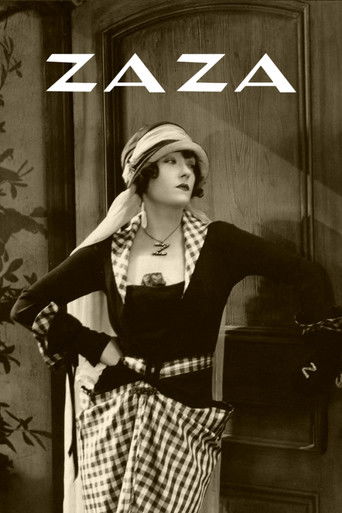 Watch Zaza 1923 poster