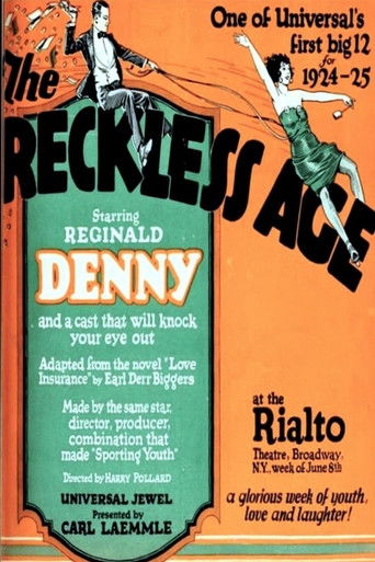 Watch The Reckless Age 1924 poster