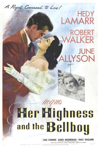 Watch Her Highness and the Bellboy 1945 poster
