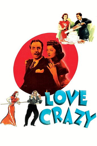 Watch Love Crazy 1941 poster