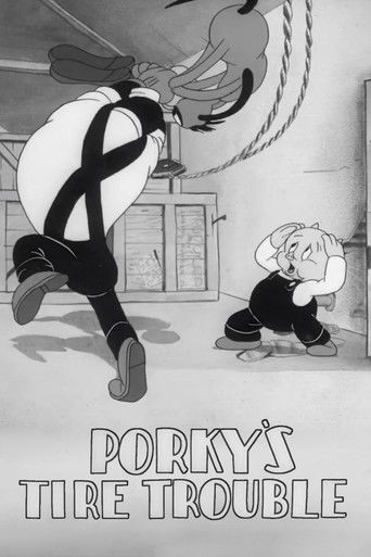 Watch Porky's Tire Trouble 1939 poster