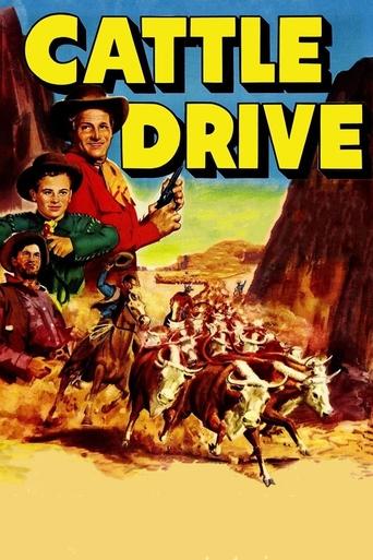 Watch Cattle Drive 1951 poster