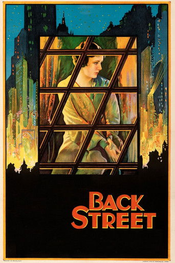 Watch Back Street 1932 poster