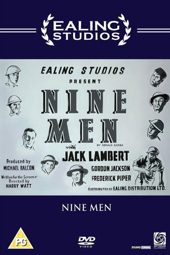 Watch Nine Men 1943 poster
