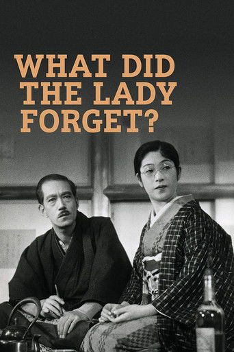 Watch What Did the Lady Forget? 1937 poster