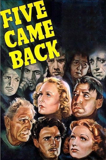 Watch Five Came Back 1939 poster