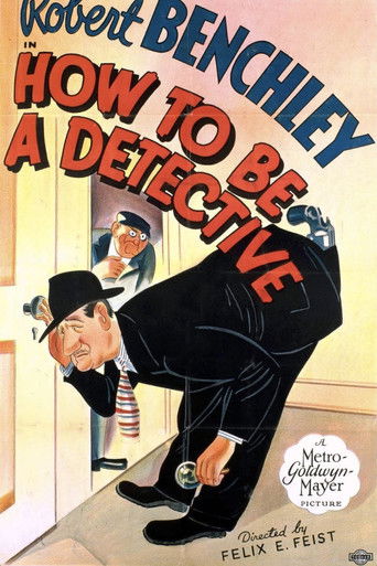 Watch How to Be a Detective 1936 poster