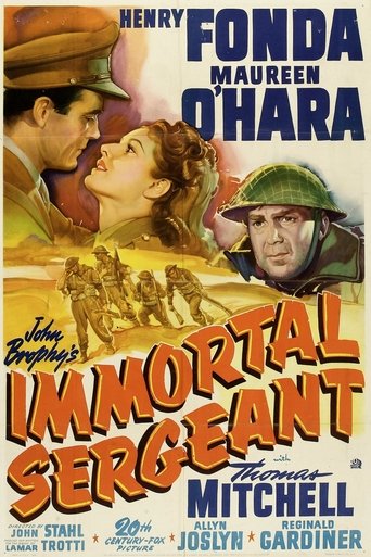 Watch Immortal Sergeant 1943 poster