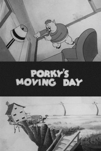 Watch Porky's Moving Day 1936 poster