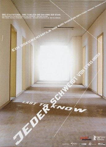 Watch Last to Know 2006 poster