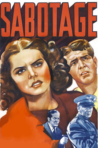 Watch Sabotage 1939 poster