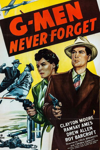 Watch G-Men Never Forget 1948 poster
