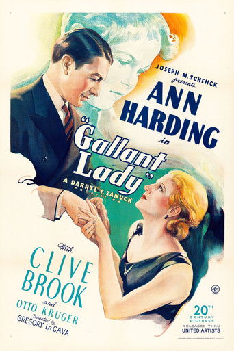 Watch Gallant Lady 1933 poster