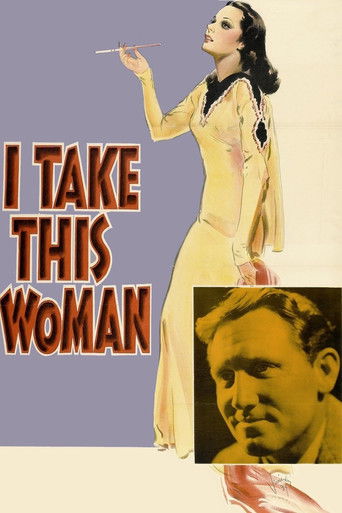 Watch I Take This Woman 1940 poster
