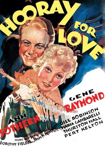 Watch Hooray for Love 1935 poster