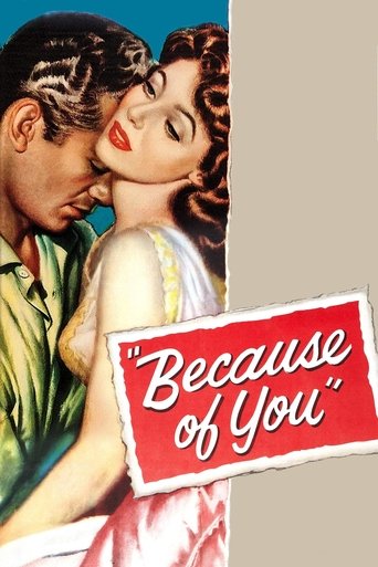 Watch Because of You 1952 poster