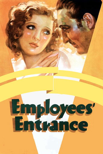 Watch Employees' Entrance 1933 poster