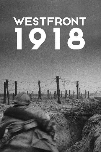 Watch Westfront 1918 1930 poster