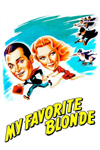 Watch My Favorite Blonde 1942 poster
