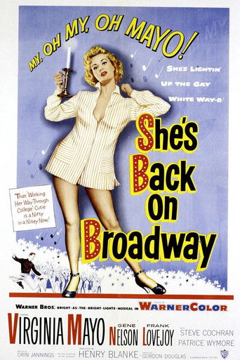 Watch She's Back on Broadway 1953 poster