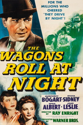 Watch The Wagons Roll at Night 1941 poster