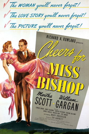 Watch Cheers for Miss Bishop 1941 poster