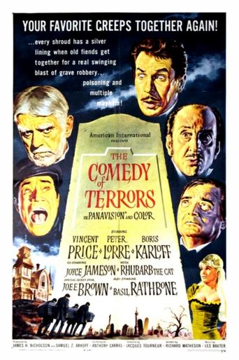 Watch The Comedy of Terrors 1964 poster