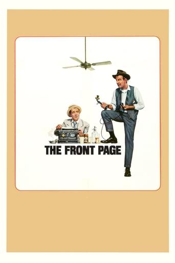 Watch The Front Page 1974 poster