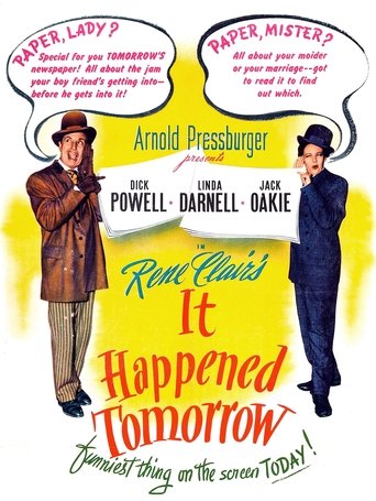 Watch It Happened Tomorrow 1944 poster