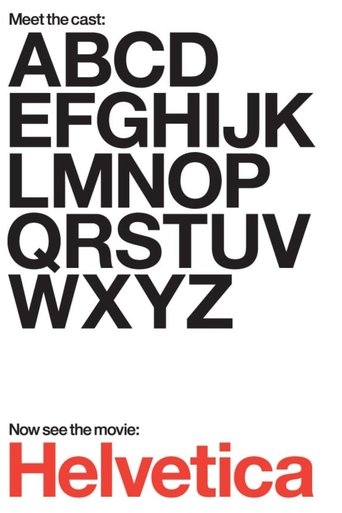 Watch Helvetica 2007 poster