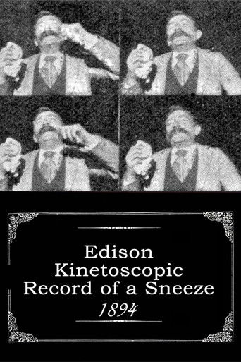 Watch Edison Kinetoscopic Record of a Sneeze 1894 poster