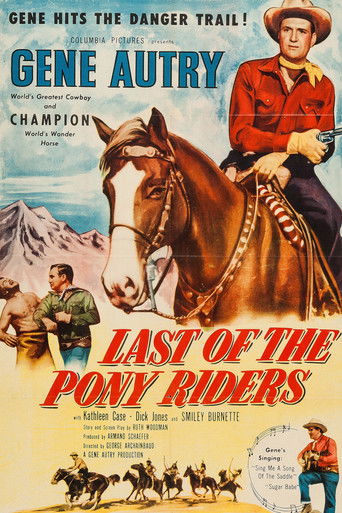 Watch Last of the Pony Riders 1953 poster