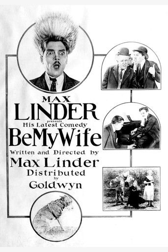 Watch Be My Wife 1921 poster