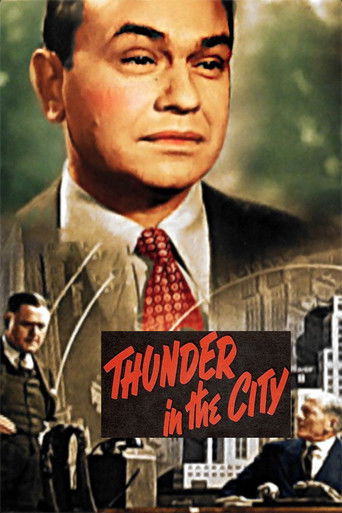 Watch Thunder in the City 1937 poster