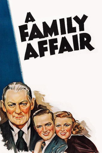 Watch A Family Affair 1937 poster