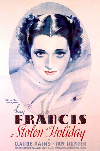 Watch Stolen Holiday 1937 poster