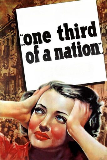 Watch One Third of a Nation 1939 poster