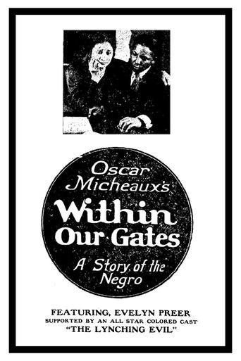 Watch Within Our Gates 1920 poster