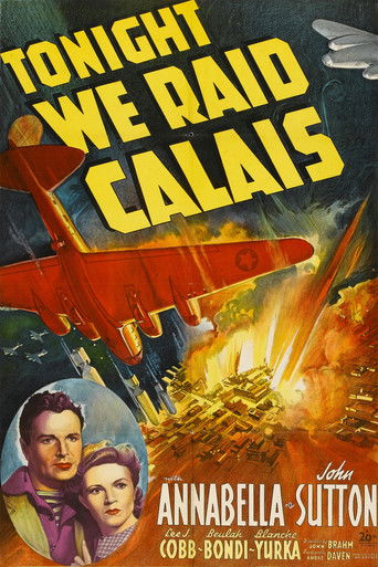 Watch Tonight We Raid Calais 1943 poster
