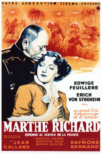 Watch Marthe Richard 1937 poster