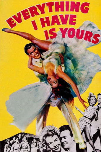 Watch Everything I Have Is Yours 1952 poster