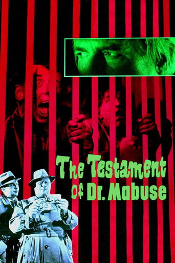 Watch The Testament of Dr. Mabuse 1962 poster