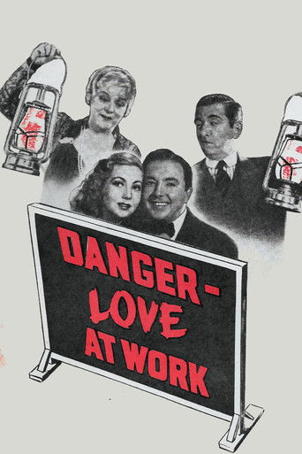 Watch Danger – Love at Work 1937 poster