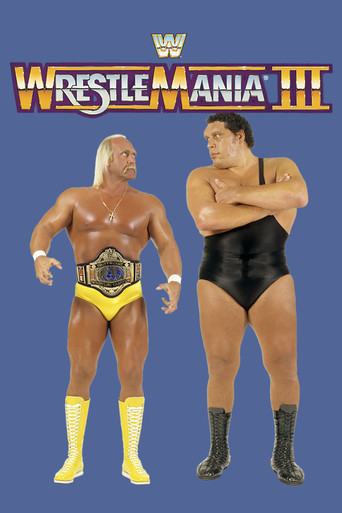 Watch WWE WrestleMania III 1987 poster